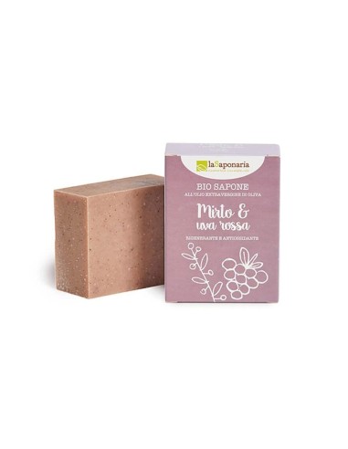 laSaponaria Myrtle and Red Grapes Soap 100g