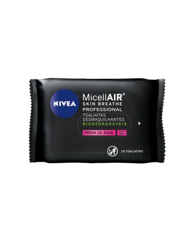 Nivea MicellAIR Professional Make-up Removing Wipes 20 Units
