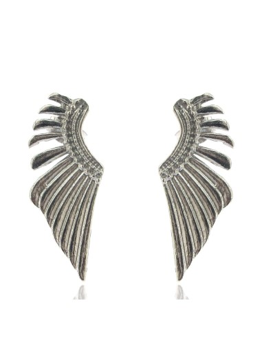 MRIO Inca Wing Earrings Gold Plated Silver