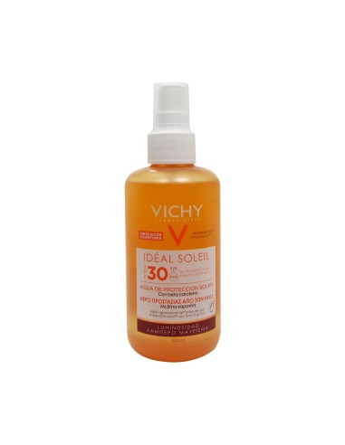 Vichy Ideal Soleil Fresh Water Sun Protection SPF30 Luminous Tan 200ml