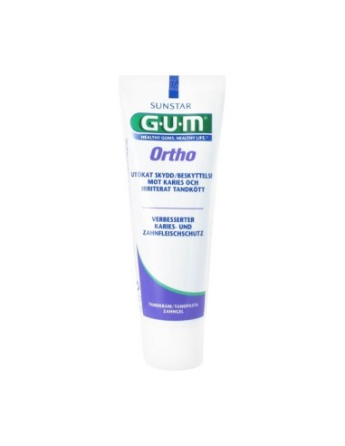 Gum Ortho Gel Dentifico For Orthodontic Appliance 75ml