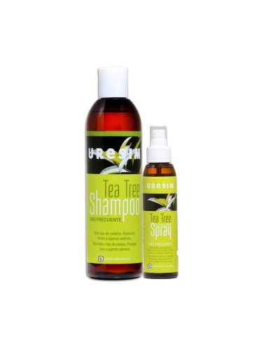 Uresim Pack Tea Tree Shampoo 300ml and Lotion Spray 60ml