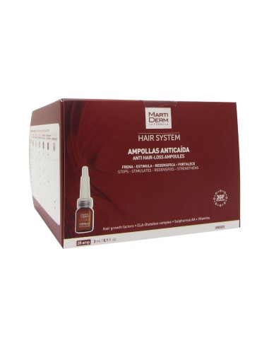 MartiDerm Hair System  Anti Hair-Loss Ampoules 28x3ml