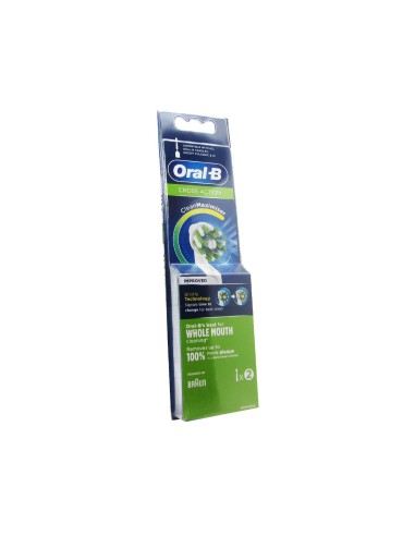 Oral B Cross Action Replacement Brush x2