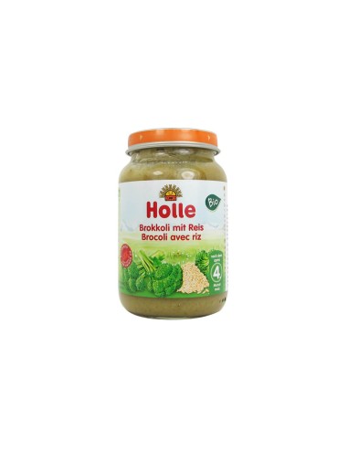 Holle Bio Jar Broccoli Whole Rice 4M + 190g