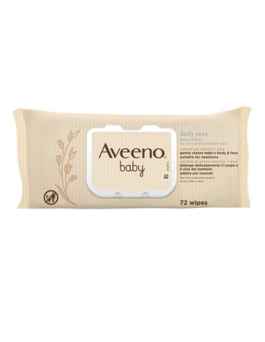 Aveeno Baby Daily Care Baby Wipes 72 Units