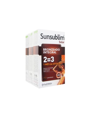 Nutreov Sunsublim Integral Tan 3x30caps