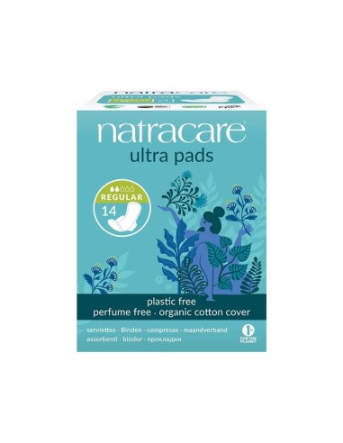 Natracare Thin Wipes with Wipes 14 Units