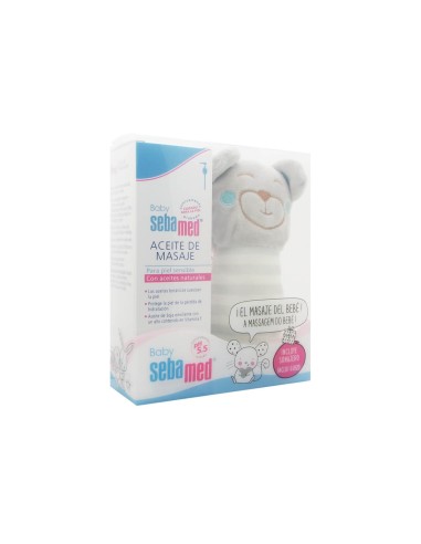 Sebamed Baby Pack Massage Oil 150ml + Rattle