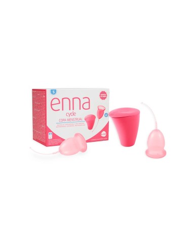 Enna Cycle Menstrual Cup Size S 2 Units + Sterilizer Box
