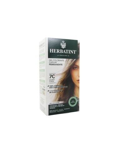Herbatint Permanent Hair Color Gel 7C Blond Gray 150ml