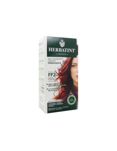 Herbatint Permanent Hair Color Gel FF2 Red Purple 150ml