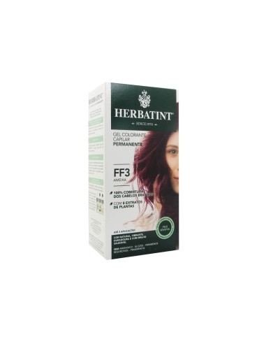 Herbatint Permanent Hair Color Gel FF3 Plum 150ml