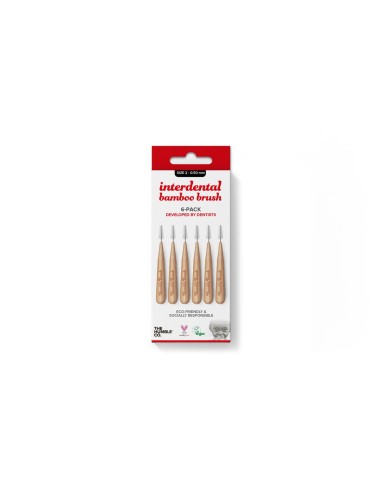 The HUMBLE Co. Interdentary Brush Size 2- 0.50mm Red 6 Units