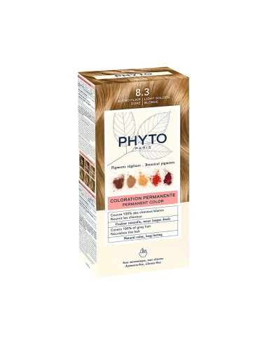 Phyto Color Permanent Coloring with Vegetable Pigments 8.3 Light Golden Blond
