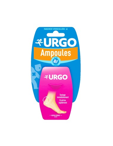 Urgo Ultra Discreet Patches Heel Blisters x5