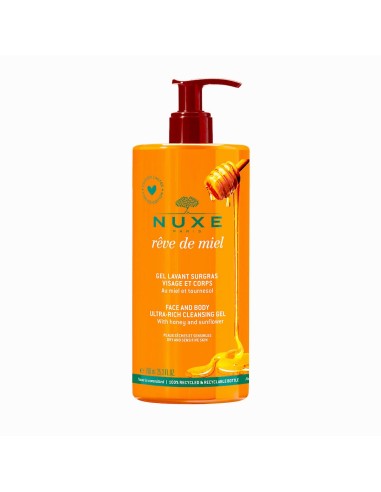 Nuxe Rêve de Miel Nourishing Cleansing Gel for Face and Body 750ml
