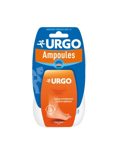 Urgo Sport Patches Heel Blisters Treatment x5