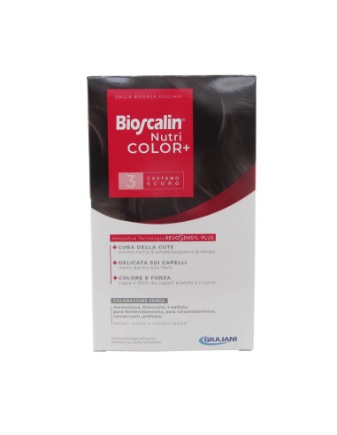 Bioscalin Nutricolor Permanent Colouring 3 Dark Brown