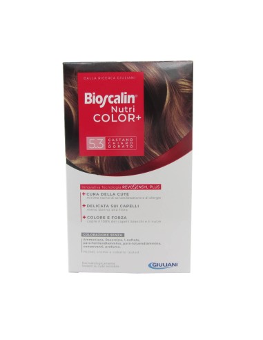 Bioscalin Nutricolor Permanent Dye 5.3 Light Golden Brown