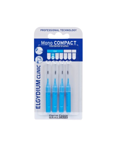 Elgydium Clinic Mono Compact Blue (ISO 1 0,8mm) Interdental Brushes