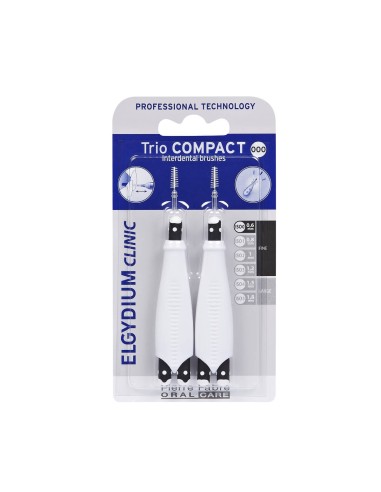 Elgydium Clinic Trio Compact Black ISO 000 (0,6mm) Interdental Brushes