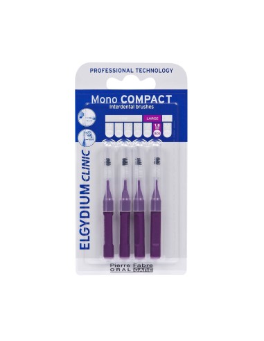 Elgydium Clinic Mono Compact Purple (ISO 5 1,8mm) Brushes