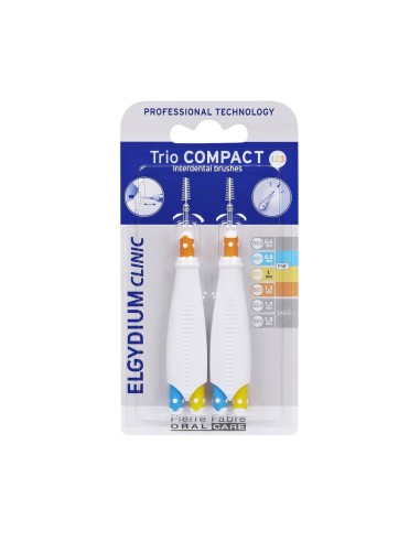 Elgydium Clinic Trio Compact ISO 123 Brushes