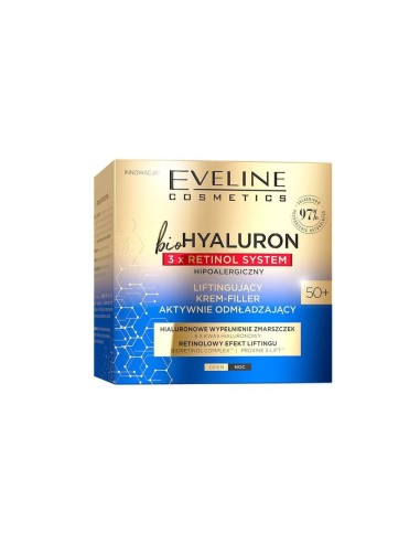 Eveline Cosmetics bioHyaluron 3xRetinol System Cream 50 50ml