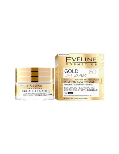 Eveline Cosmetics Gold Lift Expert 60 Luxurious Rejuvenating Cream Serum 50ml
