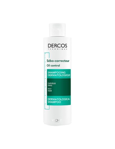 Dercos Treatment Shampoo For Oily Hair 200ml