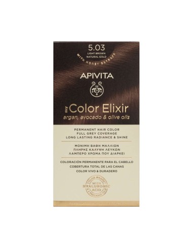 Apivita My Color Elixir 5.03 Light Brown Natural Gold
