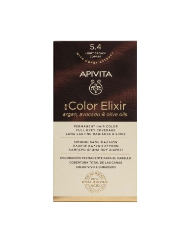 Apivita My Color Elixir 5.4 Light Brown Copper