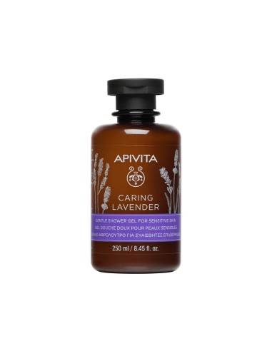Apivita Caring Lavender Gentle Shower Gel for Sensitive Skin 250ml